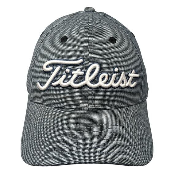 Titleist Spell Out Fitted Hat Multicolor Large Embroidered Vent Holes - Picture 1 of 11